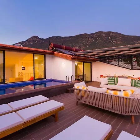 Pera Aparts Kalkan Luxury Tiki Loft With Sea View
